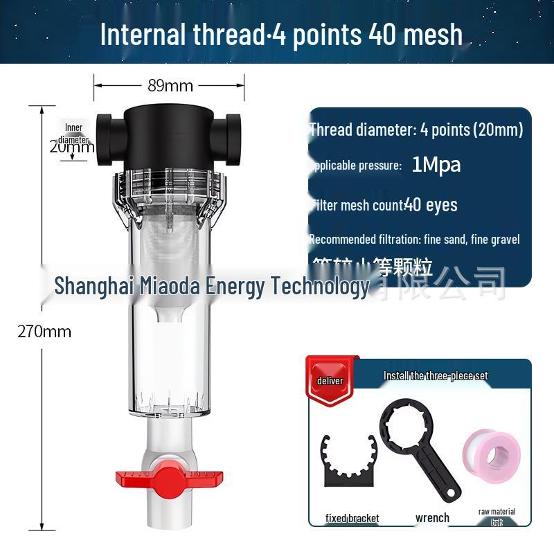 Aquarium Auto-Reinigungs-Fischabfallfilter mit selbstentleerendem Sand-Vorfilter