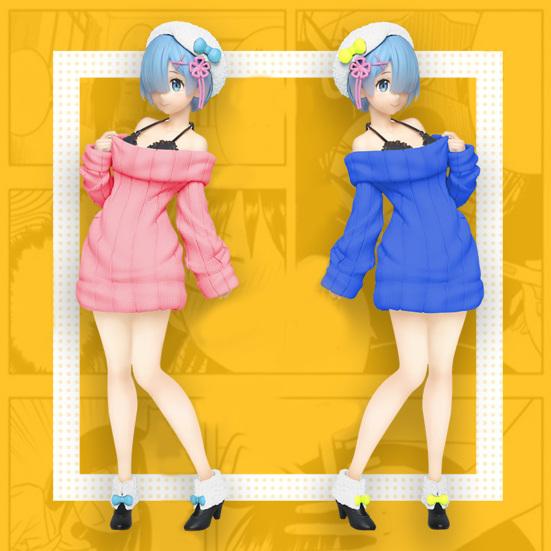 PVC Sexy Reallooking Figure Action World From Zero Rem Off Shoulder