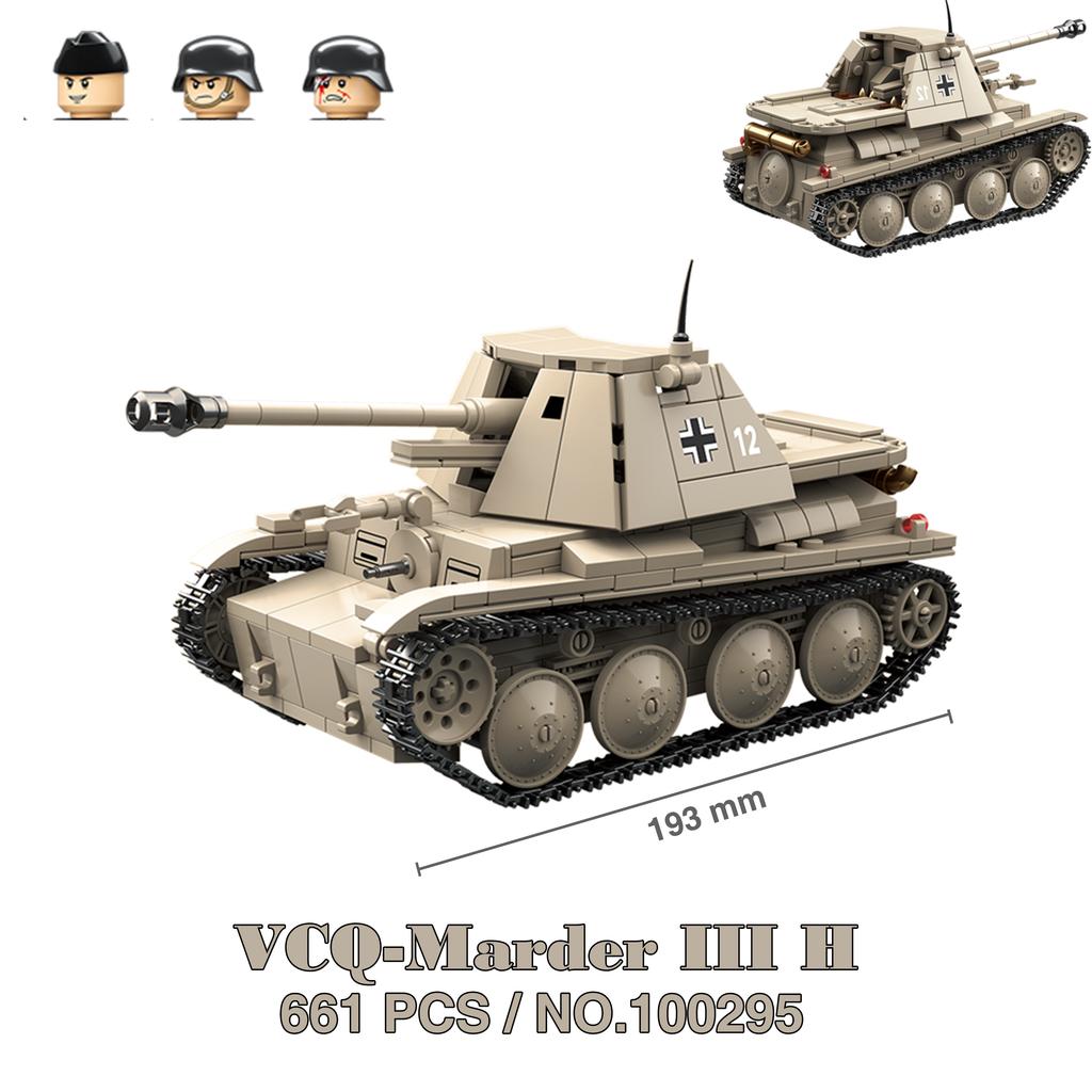 Military Tanks Stuart SdKfz251 PanzerVI Sherman US Army Quan Guan WW2 Soldier Figure Model Building Block Brick Kid Children Toy