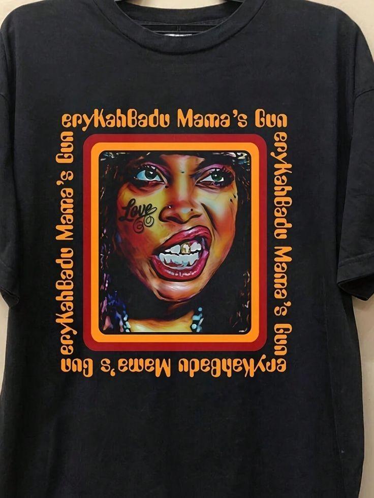 Erykah Badu #039;Mama#039;s Gun#039; Album Graphic TShirt SEG_385 Unisex T-Shirt M