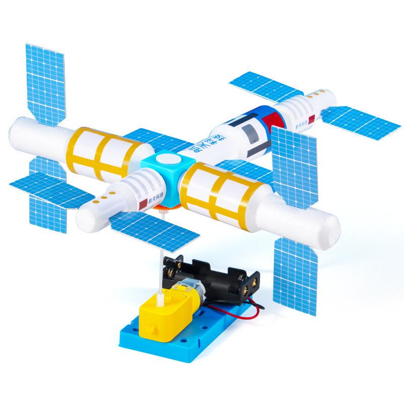 Diy Space Station Aerospace Stem Toy For Students Educational Physics Creative Kit For Kids And Teens