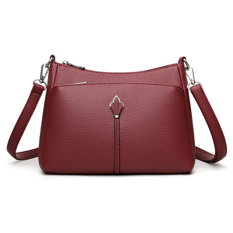 Große Einzel-Schultertasche für Frauen mittleren und höheren Alters für den lässigen Arbeitsweg