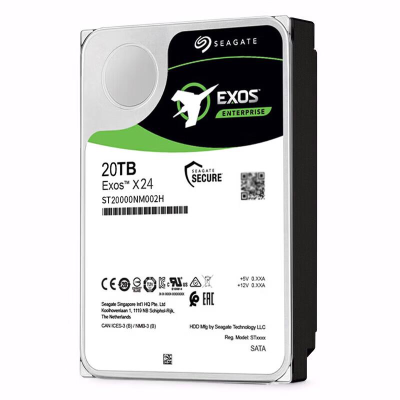Seagate Exos 20TB Enterprise 3.5-inch SATA Hard Drive