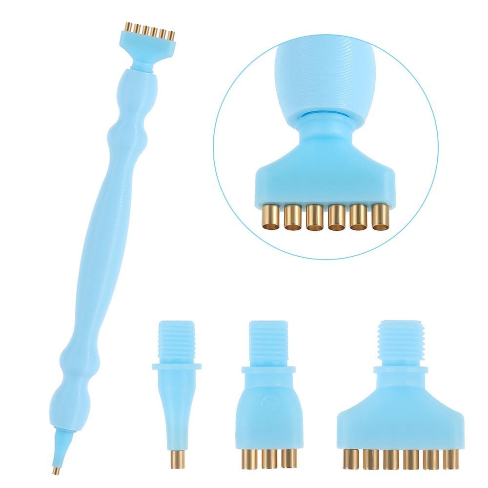 Zapasowe Końcówki do Długopisów Zestaw Długopisów do Malowania Diamentowego 5D DIY Rzemiosło z Wielofunkcyjnymi Plastikowymi Końcówkami Gwintowanymi Długopisy do Wiercenia Punktowego