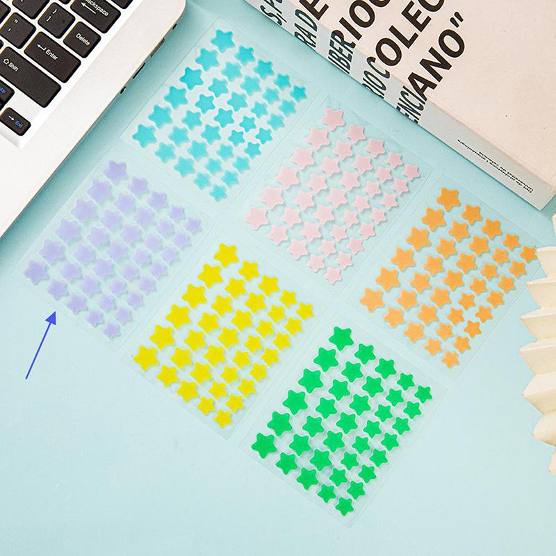 40Pcs/Set Colorful Star Shaped Acne Patches Skincare Stickers Facial Spots Makeup Tools