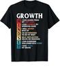 Unisex Adult Casual Graphic Growth Mindset Definition T-Shirt Shirt