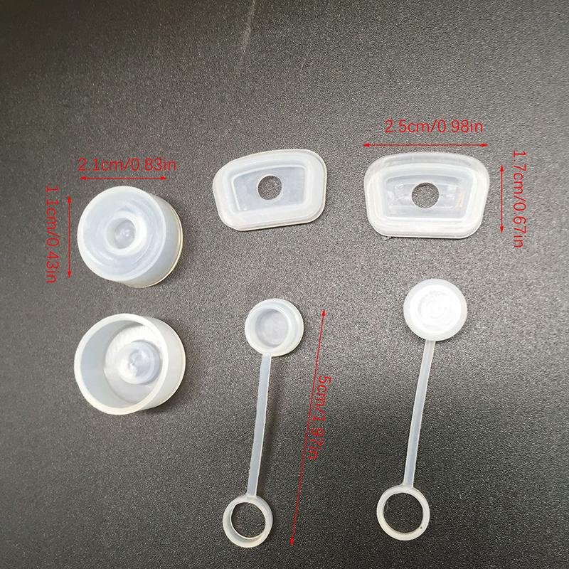 1Set Silicone Water Cup Accessories Straw Cap Cap Cup Lid Sealing Accessories Camping Accessories Bottle Holder Strap