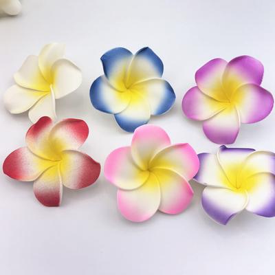 2 Pieces of Artificial Egg Flower Hair Clip, Seaside Beach Holiday Flower Clip, Shooting Prop, EVA Foam Hair Accessory.