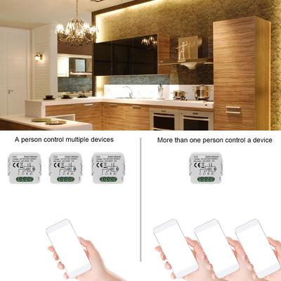 No Neutral Required For Smart Light Switch Module Compatible with For ZigBee and For Tuya; Remote Control Available Via App