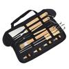 10PCS Grilling Tool Set Stainless Steel with Wood Handle Grill Utensils for Picnic Barbecue