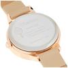 Fieldwork Analog Patre Watch, Pink Gold with Leather Strap, JN002-2, Women's, Gray