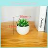Fake Succulent Plant Pot With Pvc Material For Home Decor And Office Indoor Display