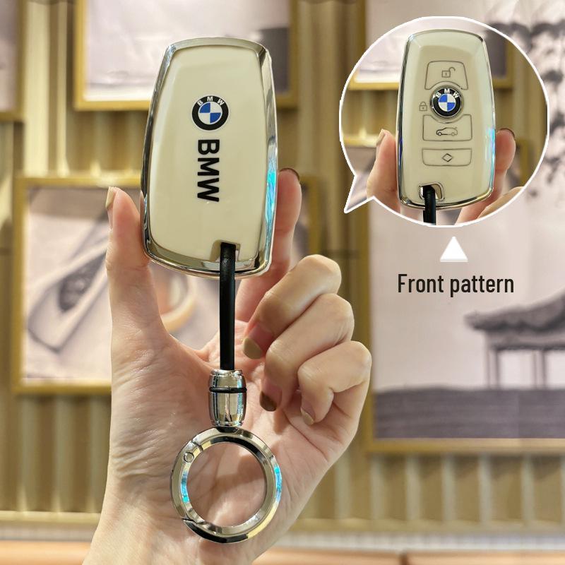 BMW Key Cover for 3, 5, X1, X2, X3, and X5 Series - Fits 1 Series, 320li, 325li, 530 Models.