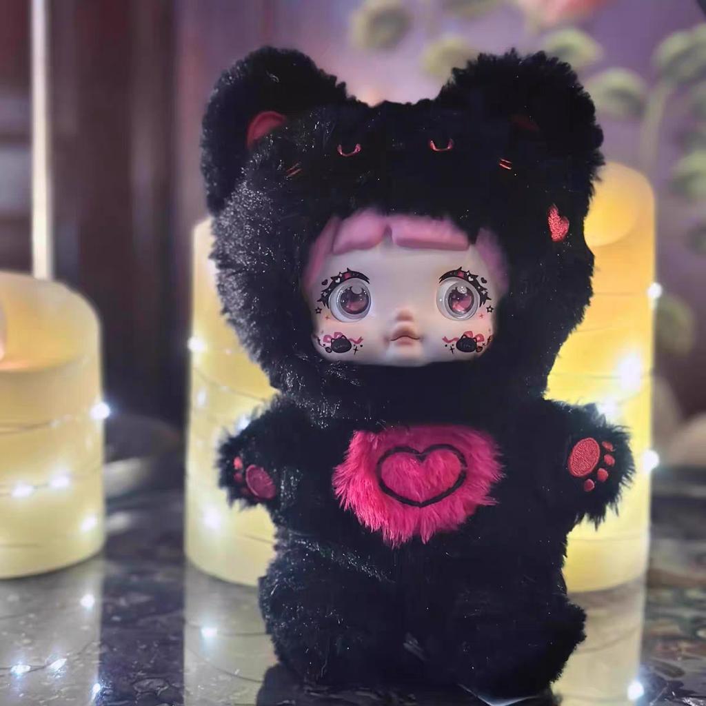 Nommi v1 cute plush toy ornament, festive atmosphere gift, festive hanging decoration bag accessories(Gift of baby clothes)