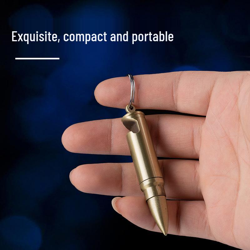 Compact Metal Kerosene Lighter with Portable Bottle Opener, Slide Ignition, and Unique Design