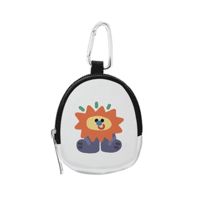 

Любовь медведь мультяшная пряжка кошелек для мелочи ключница подвеска сумка для хранения наушников подвеска DuPont Paper