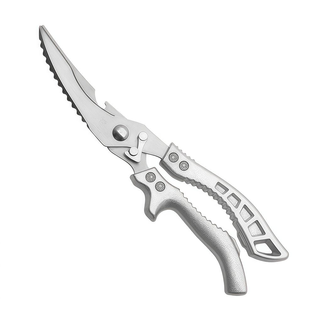SK5 aluminum alloy handle scissors kitchen household scissors multi-functional stainless steel strong chicken bone barbecue scissors