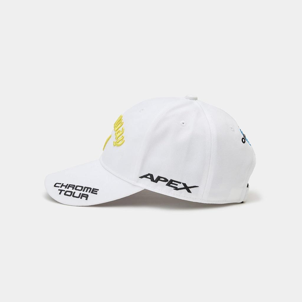 Callaway Tour TW Golf White X FR Men's Cap, JM, Hat, 24SS_1032, Yellow,