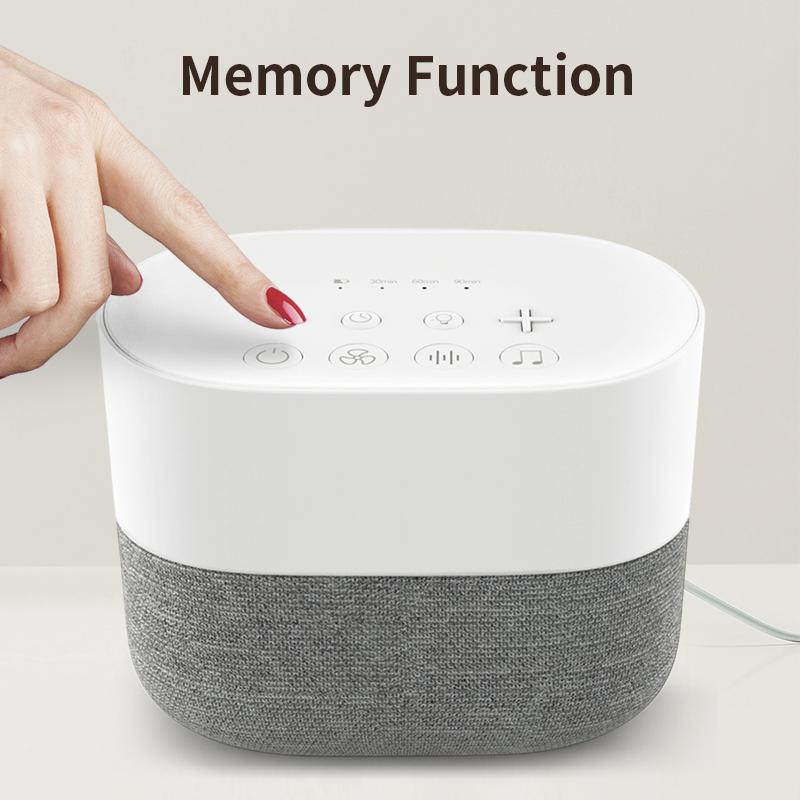 Sleep Sound Speaker White Noise Smart Speaker alarm clock Control Colorful Ambiance machine RGB Lamp H300