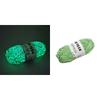 2 Rolls Luminous Crochet Yarn for Crocheting DIY Knitting Bag Toy Crafts 49 yard/Roll Glow Yarn Polyester Yarn Thread