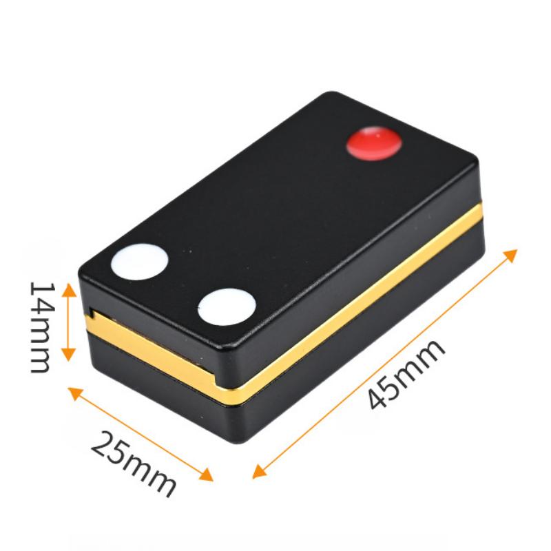 Magnetic Push Card Mechanical Slider Three Layers Pushing Plate Coin EDC Alloy Stress Relief Toy AntiStress Fidget Decompression