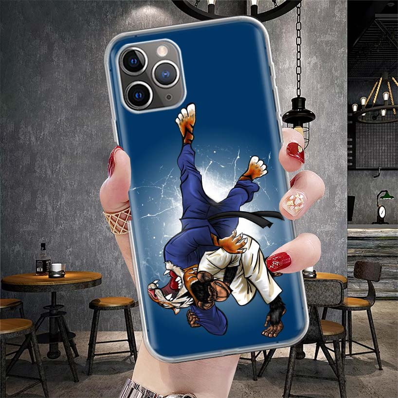 

Judo jiu jitsu BJJ Brazilian Soft Phone Case For IPhone 11 17 Air 16E 16 Pro Max 15 + 14 Plus 13 Mini 12 Apple 7 SE 8 Fundas Coq iPhone 13 Mini