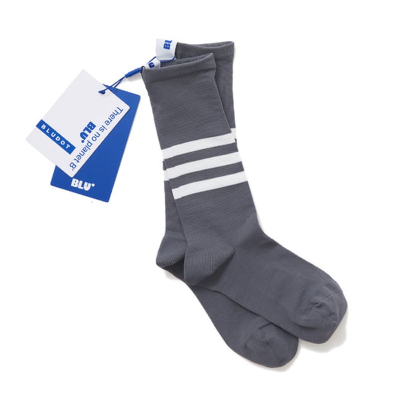 

Носки BLUDOT в полоску из 3 линий Plus_GY GREY