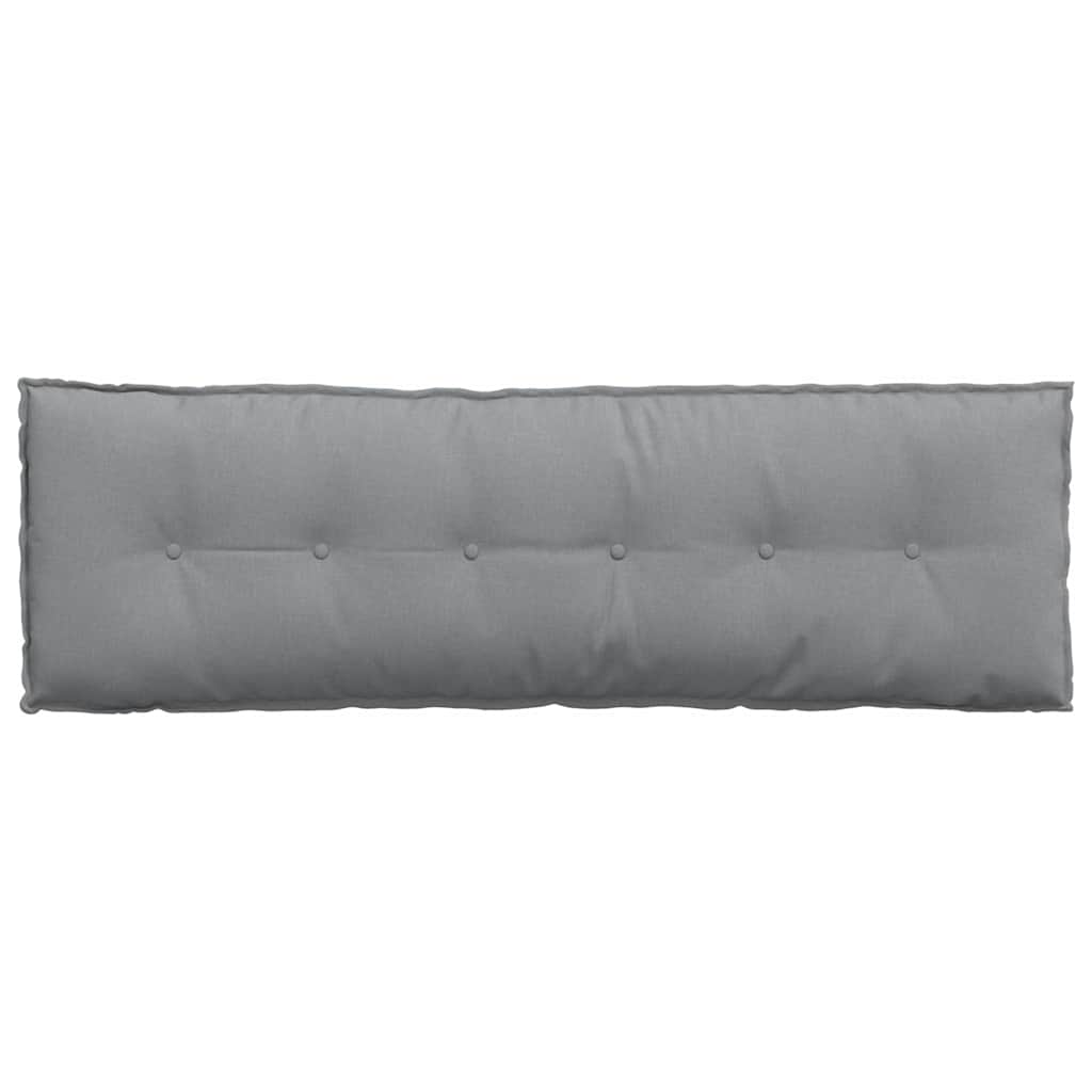 Back Cushion Light Grey 160 x 19 x 50 cm Fabric