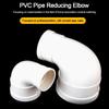 Złączka redukcyjna PVC Biały Kolano 90 stopni Nowa złączka do rur Złączka redukcyjna Budowa półki DIY