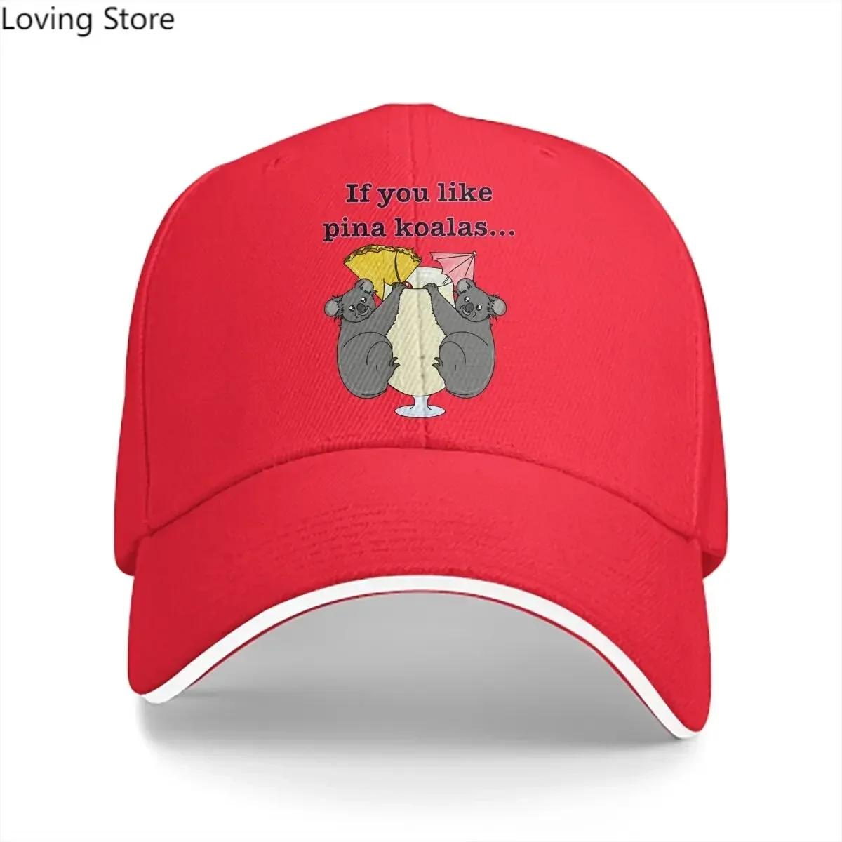 

Pure Color Dad Hats If You Like Pina Hat Sun Visor Baseball Caps Australian Koala Peaked Cap One Size