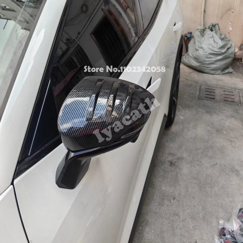RHD LHD  For Changan Deepal S07  2024 ABS BLACK Exterior Side Mirror Cover Rearview Mirror Cap Reverse Mirror Shell Sticker