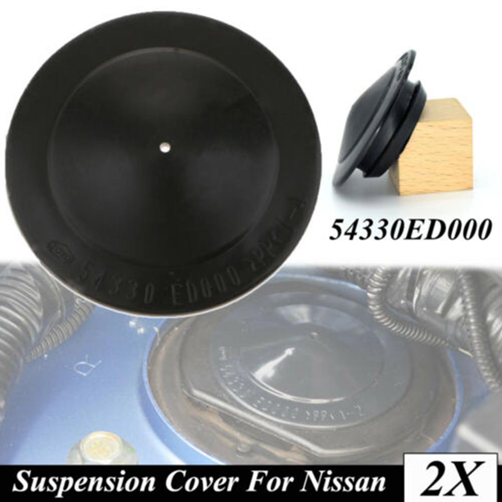 2er-Pack Federbeinlager-Abdeckung vorne 54330ED000 für Nissan Für Leaf Für Sentra Für Versa 2007 2017 Direkter Ersatz