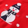 Baby Girls Sweater Knit Pullover Clothes Autumn Winter Soft Wool Clothing 2024 Christmas Sweatshirts Boys Snowman Outfit