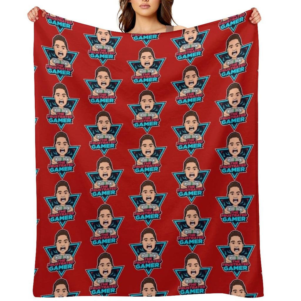 frustrated gamer Throw Blanket Tourist christmas decoration Quilt Fashion Sofas Blankets