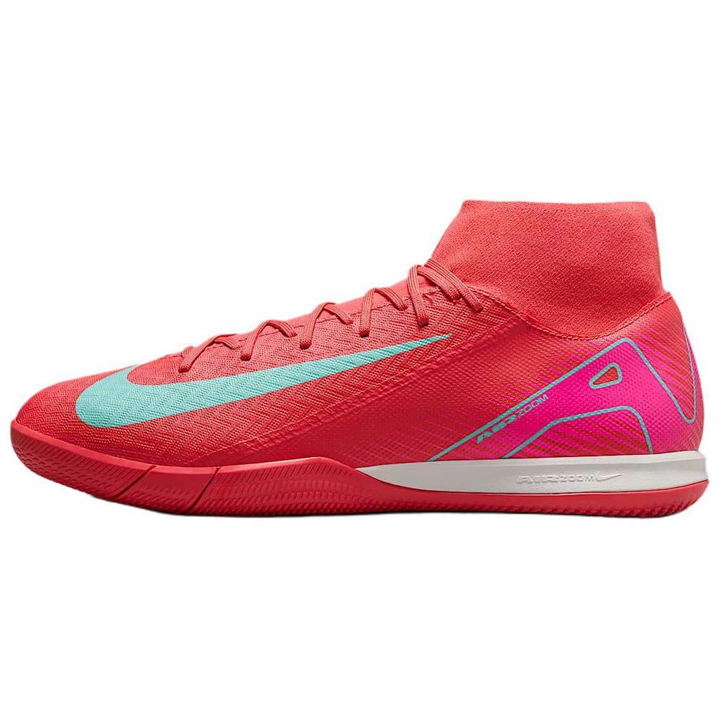 Nike Zoom Mercurial Superfly 10 Academy IC Mad Energy Pack Pánské sálové boty Red Ember-Glow Aurora-Green FQ8332-800