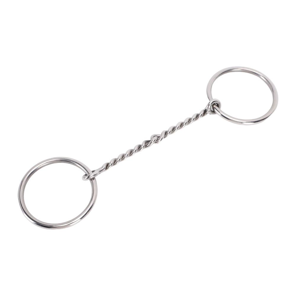 295MM Professional Snaffle Bit Stainless Steel Horse Mouth Bit Safe Horse Bit Equestrian Riding
