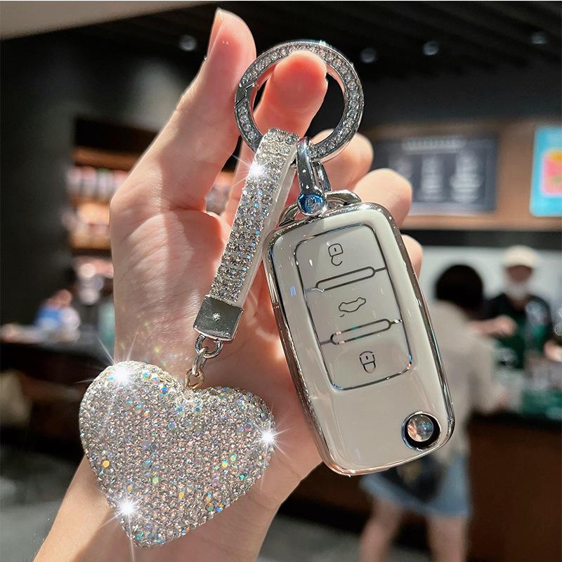 Volkswagen Key Case for Lavida, Sagitar, Tayron X, Golf, Lamando, Passat, Magotan, Tiguan L