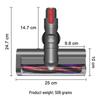 Dyson Cordless Vacuum Cleaner Bristle Roller Brush Head for V6-V15 Models