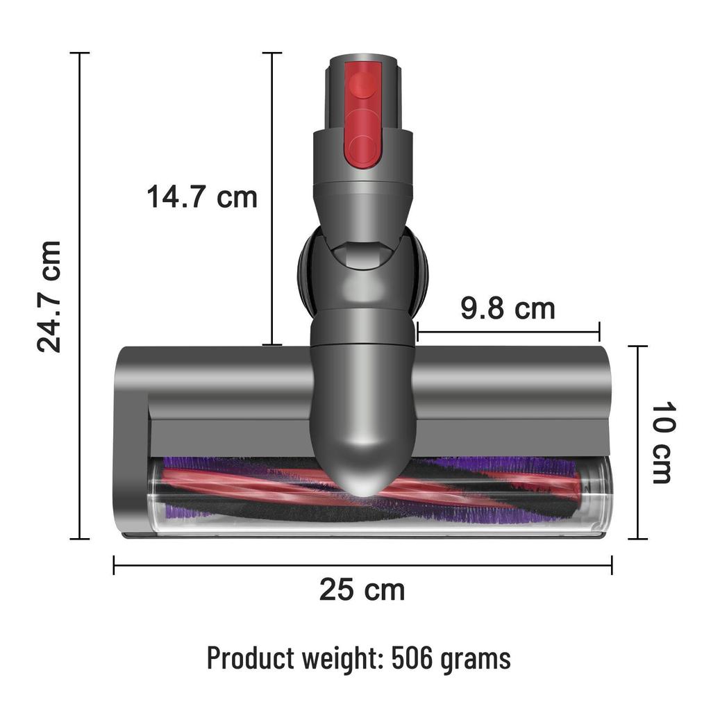 Dyson Cordless Vacuum Cleaner Bristle Roller Brush Head for V6-V15 Models
