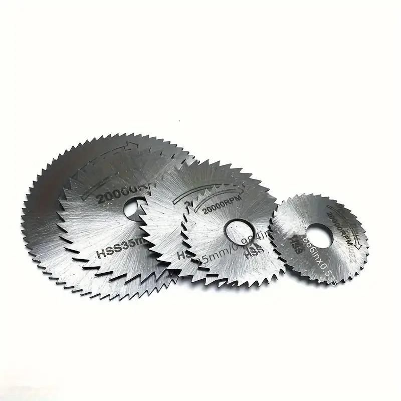 6Pcs Durable Mini Circular Saw Blade Set for Precision HSS Cutting Water-Resistant Disc Ideal for Wood & Aluminum