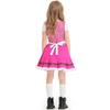 Kid Girl Oktoberfest Costume German Bavarian Beer Festival Outfits for Halloween Carnival Party Long Dirndl Dresses