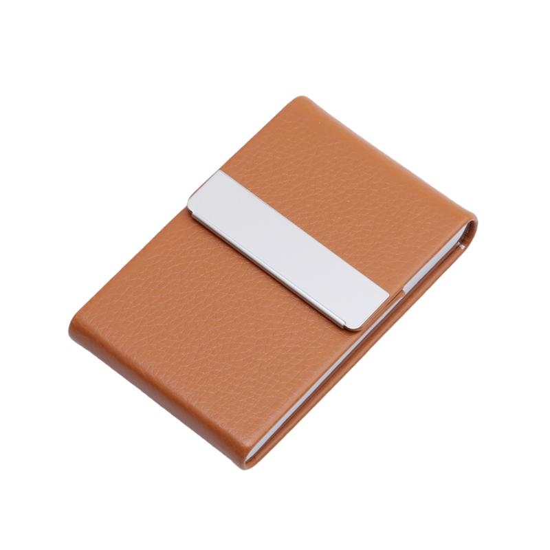 Dámské kreativní pouzdro na vizitky Přenosné pouzdro na jmenovky z PU