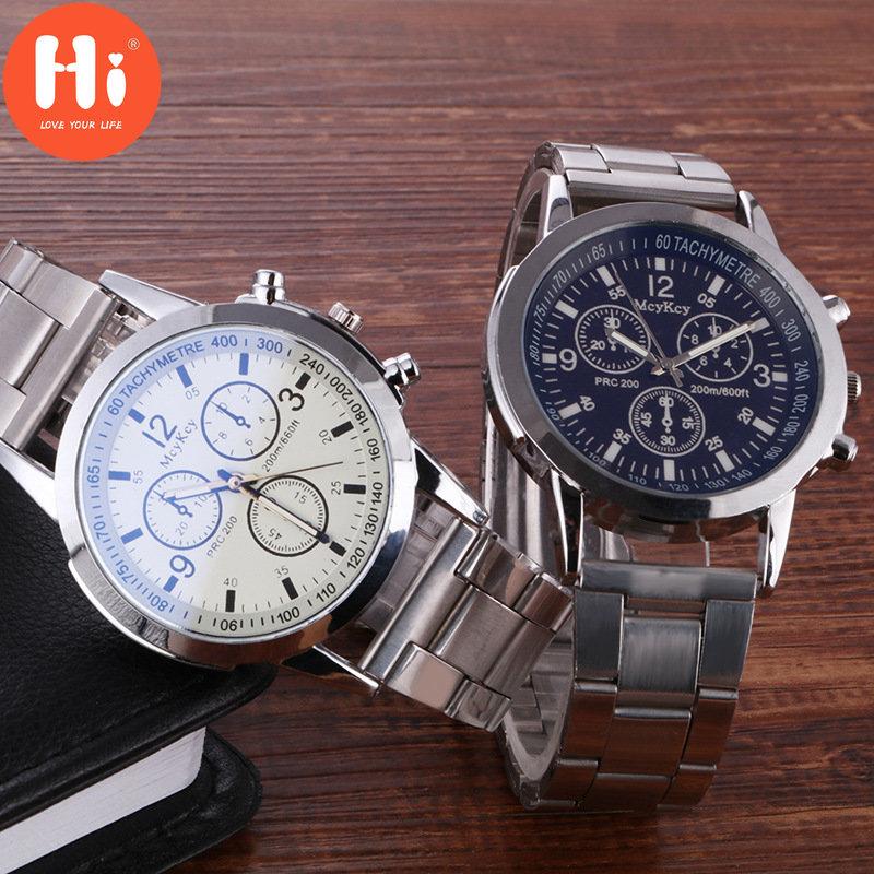 

Привет модные мужские часы спортивные часы роскошные мужские кварцевые наручные часы мужской подарочный браслет