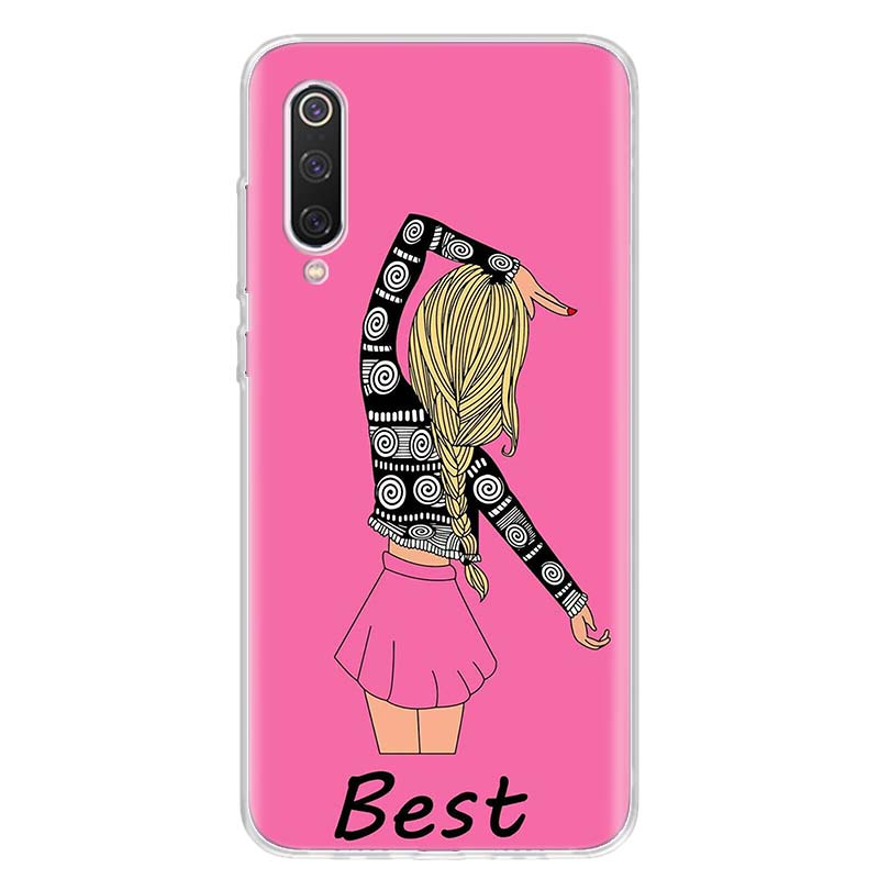 Best Friends BFF Matching Phone Case Cover for Xiaomi Redmi Note 15 14 13 12 11 Pro Plus 14S 12S 11S 11T 11E 10S 10 Customized F