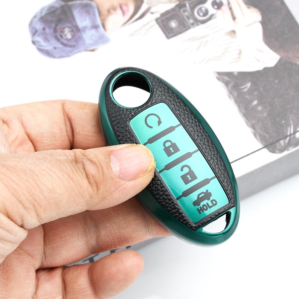 Auto Shell Accessories Car Key Case Cover Keyless For Nissan Kicks Tiida Pathfinder Qashqai X-Trail T32 Infiniti Juke J10 J11
