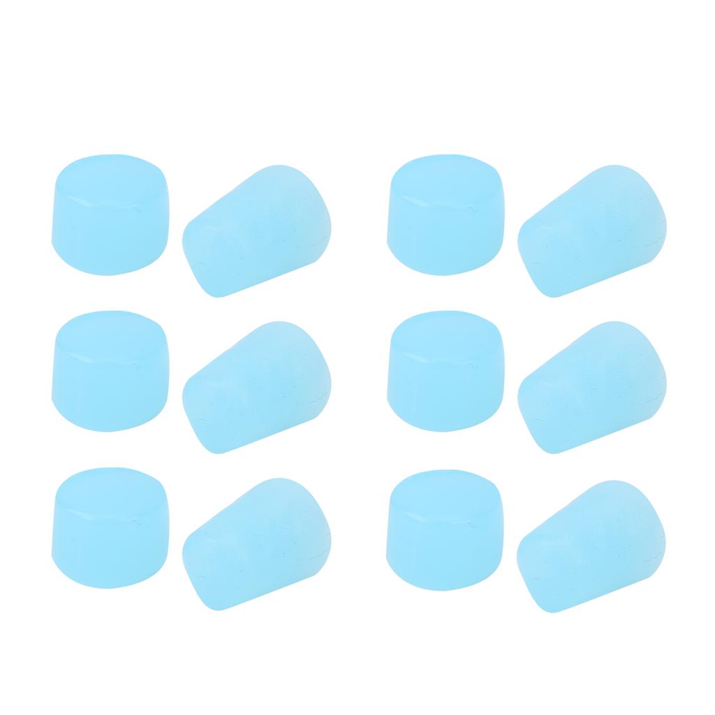 6pairs Silicone Ear Plugs Noise Reduction Moldable Reusable Earplugs Ear Care for Sleeping