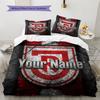 Ssv Jahn Regensburg Individuelles Namensmuster Bettwäsche Steppdecke Set Bettbezug Kissenbezug Zuhause Geburtstagsgeschenk(1 Bettbezug + 2 Kissenbezüge, ohne Füllung)