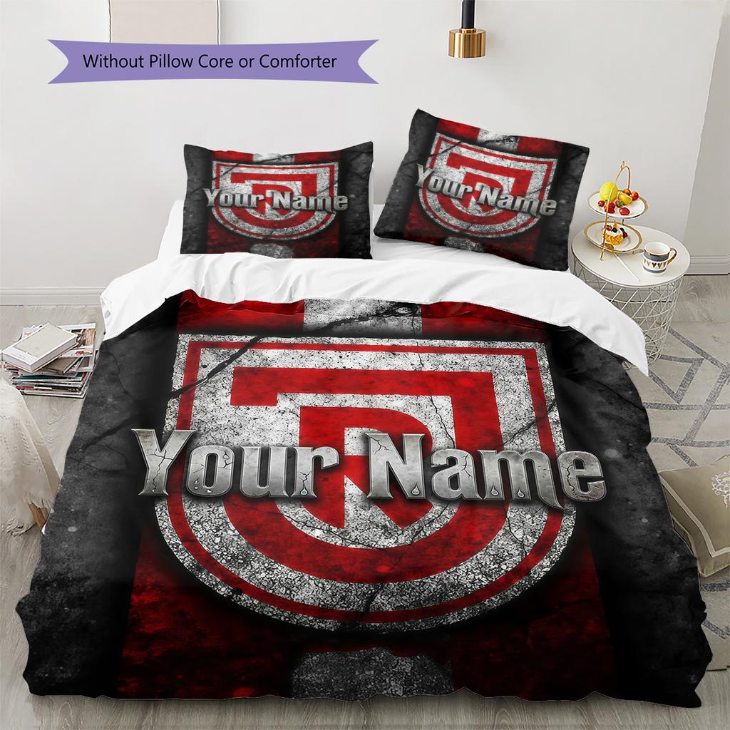 Ssv Jahn Regensburg Individuelles Namensmuster Bettwäsche Steppdecke Set Bettbezug Kissenbezug Zuhause Geburtstagsgeschenk(1 Bettbezug + 2 Kissenbezüge, ohne Füllung)