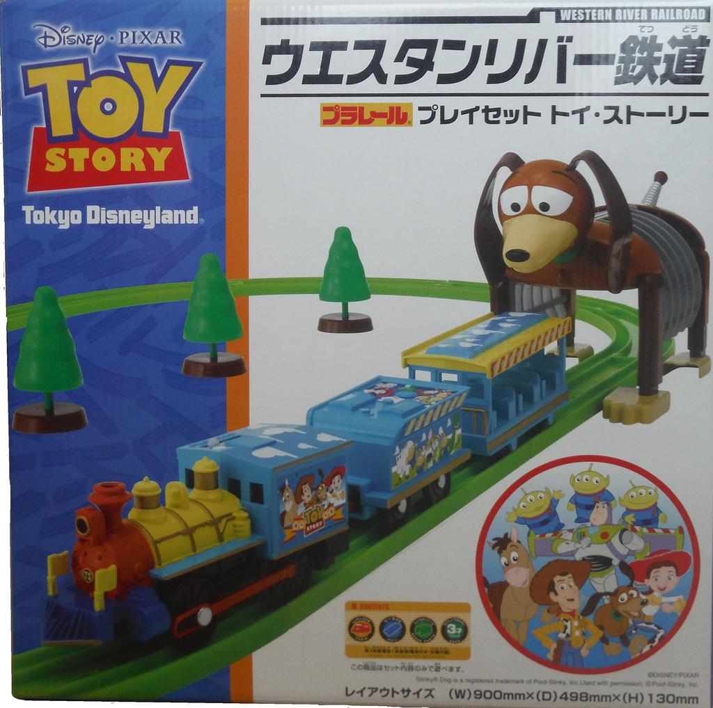 Tokyo Disney Resort Western River Railroad Plarail Playset Toy Story