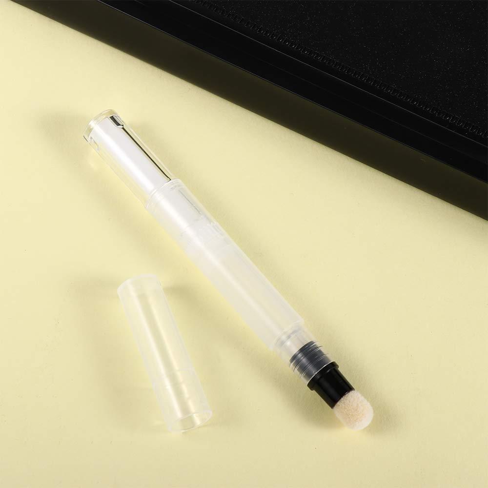 Transparent Travel Cosmetic Container Foundation Pump Pen Lip Gloss Tubes Press Repacking Pen